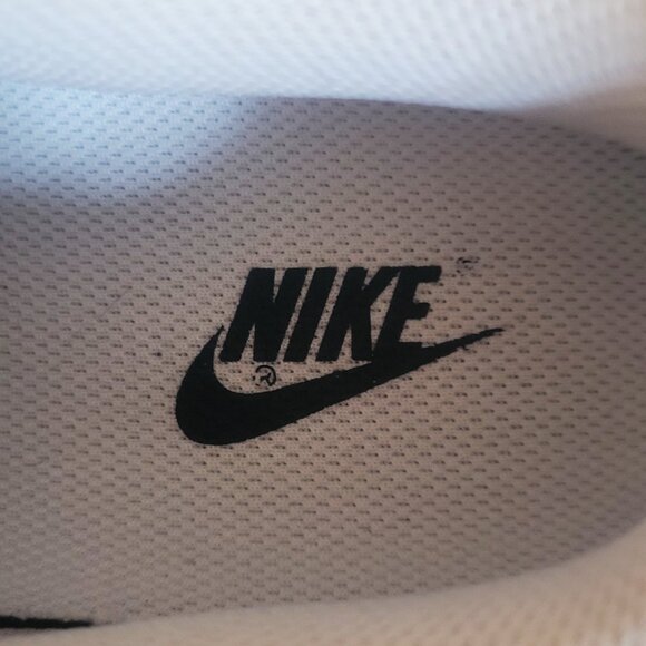 Nike Court Vision Low White w/Leopard Swoosh Court Shoe - Women's Size 8 - Picture 10 of 11